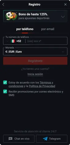 Operaciones visa Casino en Vivo de Pin-Up