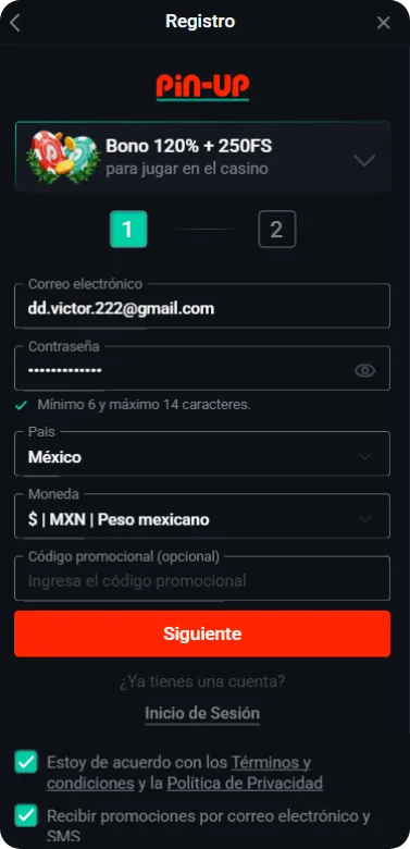 datos de registro
