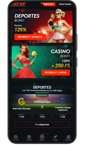 Página principal de Pin-Up Casino